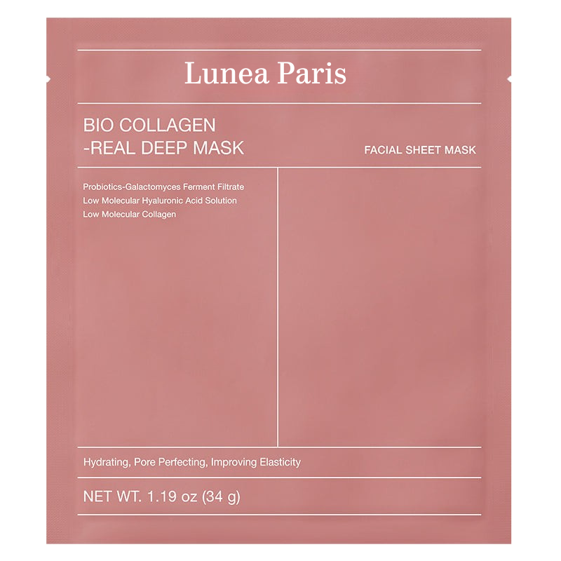 Masque au collagène - Lot de 4 masques BIO COLLAGENE REAL DEEP MASK-